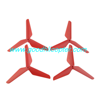 SYMA-X5S-X5SC-X5SW Quad Copter parts 3 leaves blades (red color)